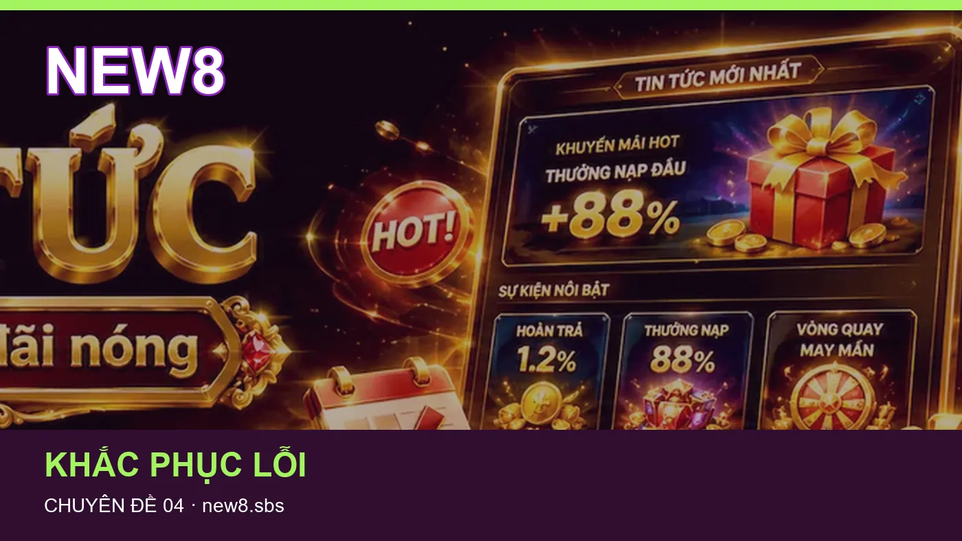 Danh sách kiểm tra thông tin Cài đặt dành cho người đọc NEW8